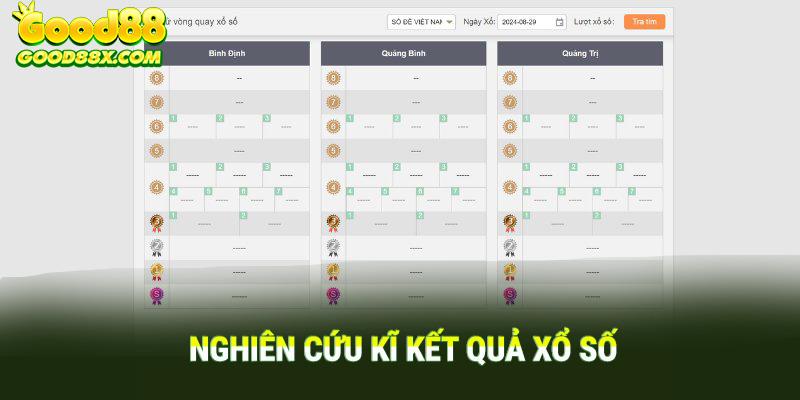 Kết quả xổ số cần được nghiên cứu kỹ