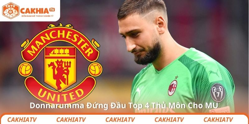 Donnarumma Đứng Đầu Top 4 Thủ Môn Cho MU